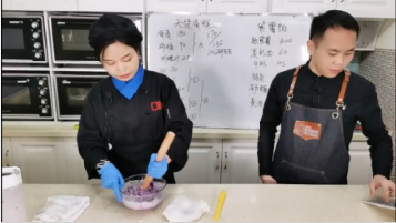 重庆欧艺西点好吃又貌美的紫薯天使蛋糕