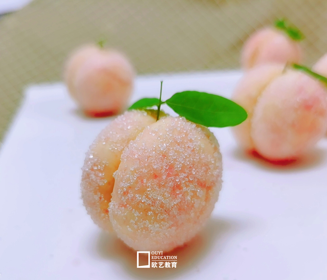 欧艺教程|夏日蜜桃季的“桃”你喜欢——蜜桃软心曲奇