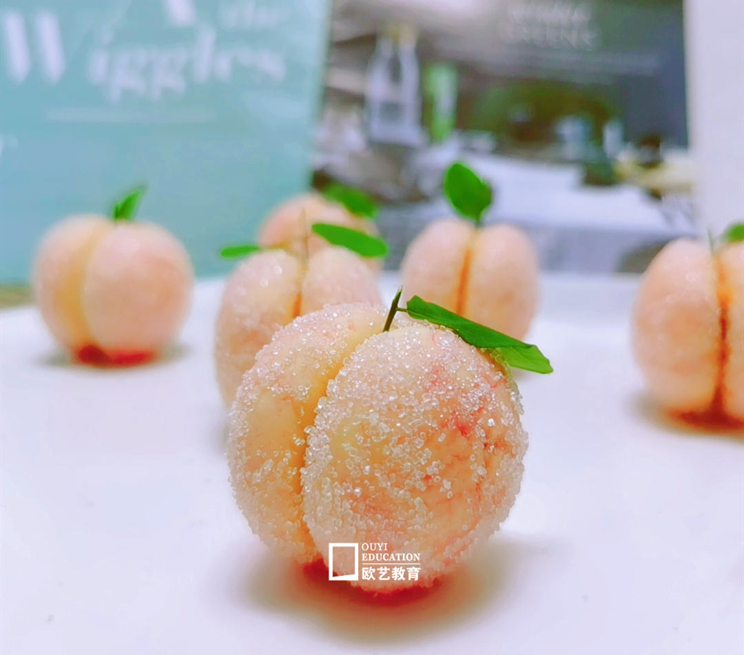 欧艺教程|夏日蜜桃季的“桃”你喜欢——蜜桃软心曲奇