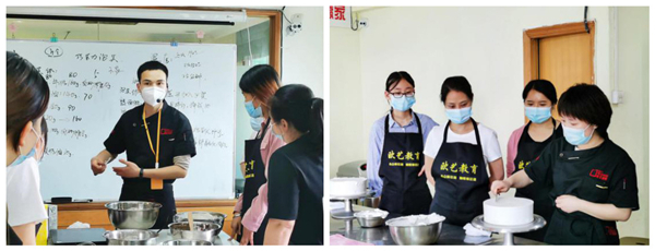 重庆欧艺西点蛋糕培训学校免费技能培训班鉴定结业考试圆满结束
